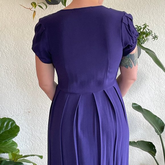 Kate Sylvester Purple Peep Dress - Picture 3 of 9